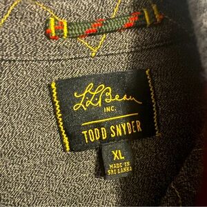 Todd Snyder x LL Bean flannel shirt ‘21 XL